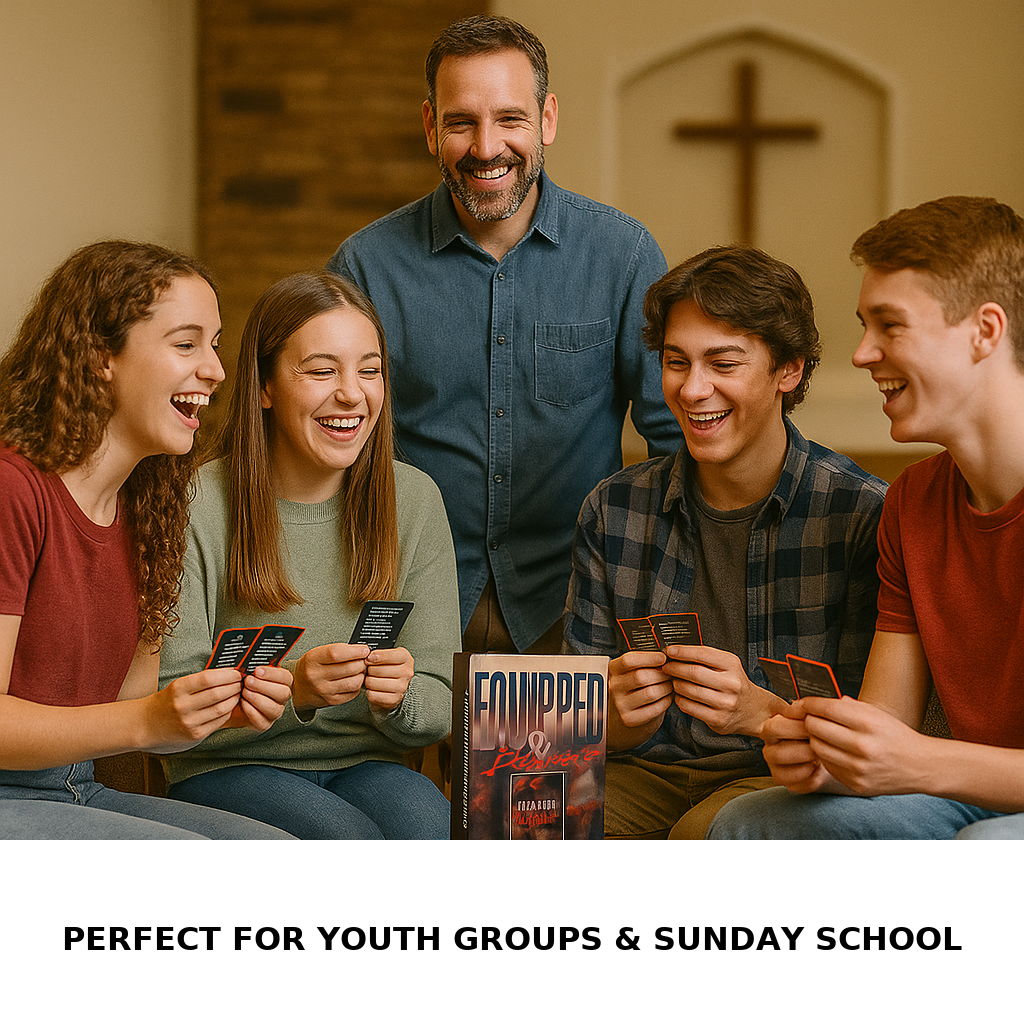 Equipped & Dangerous: Spiritual Warfare Bible Trivia | Christian Card Game for Family, Youth Groups & Bible Study | Fun, Faith-Building Game to Master Scripture & Grow Spiritual Strength